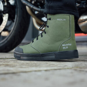 Merlin Knots Canvas Green Boot2