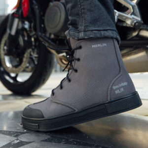 Merlin Knots Canvas Grey Boot2
