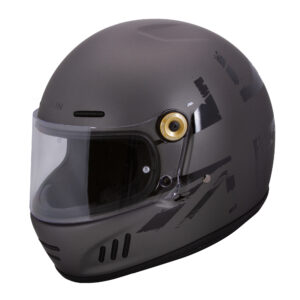 Revival Vintage Full Face Helmet - Union Grey