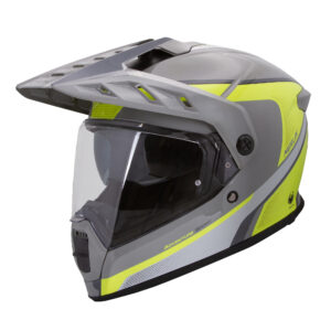 Torres Adventure Full Face Helmet - Speed Grey Fluro