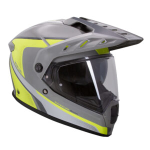 Torres Adventure Full Face Helmet - Speed Grey Fluro