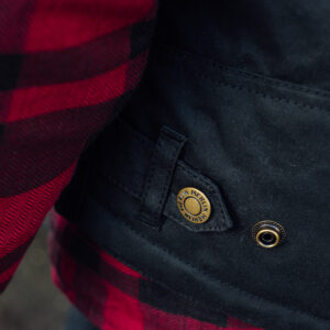 Merlin Bobber Vest Black Detail Merlin Bobber Vest Black Detail