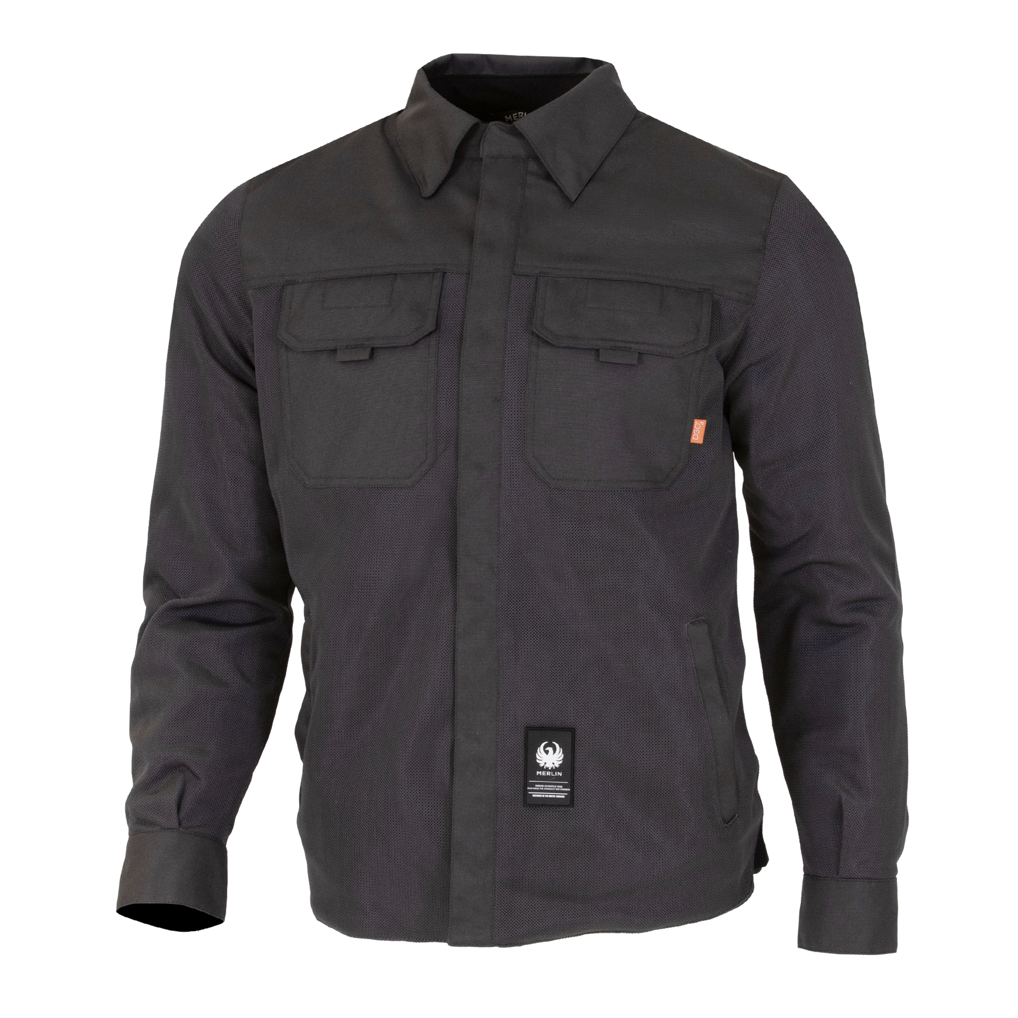 Aero Mesh D3O Riding Shirt Merlin DarkGrey Aero Mesh D3O Riding Shirt Merlin DarkGrey