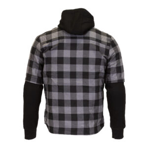 Deadwood Over Shirt Hoody Merlin Grey Back Deadwood Over Shirt Hoody Merlin Grey Back