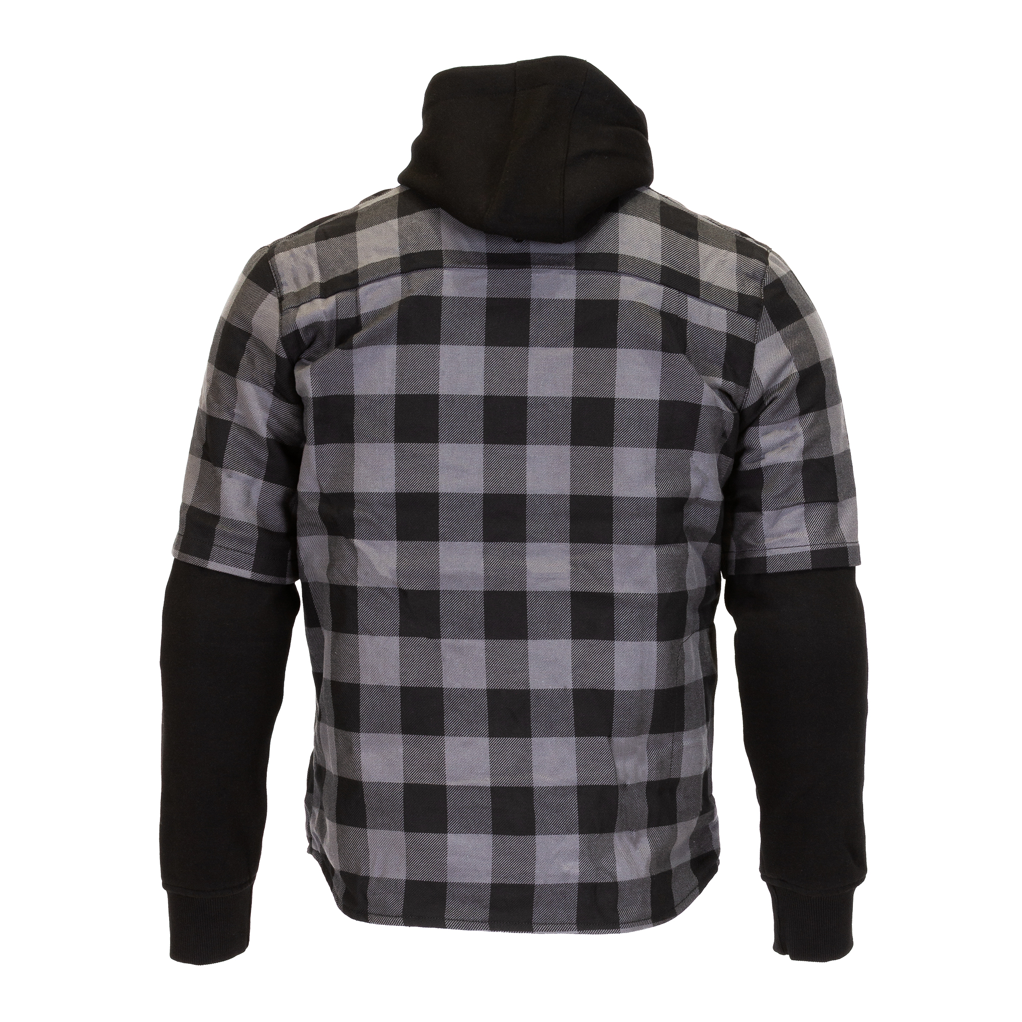 Deadwood Over Shirt Hoody Merlin Grey Back Deadwood Over Shirt Hoody Merlin Grey Back