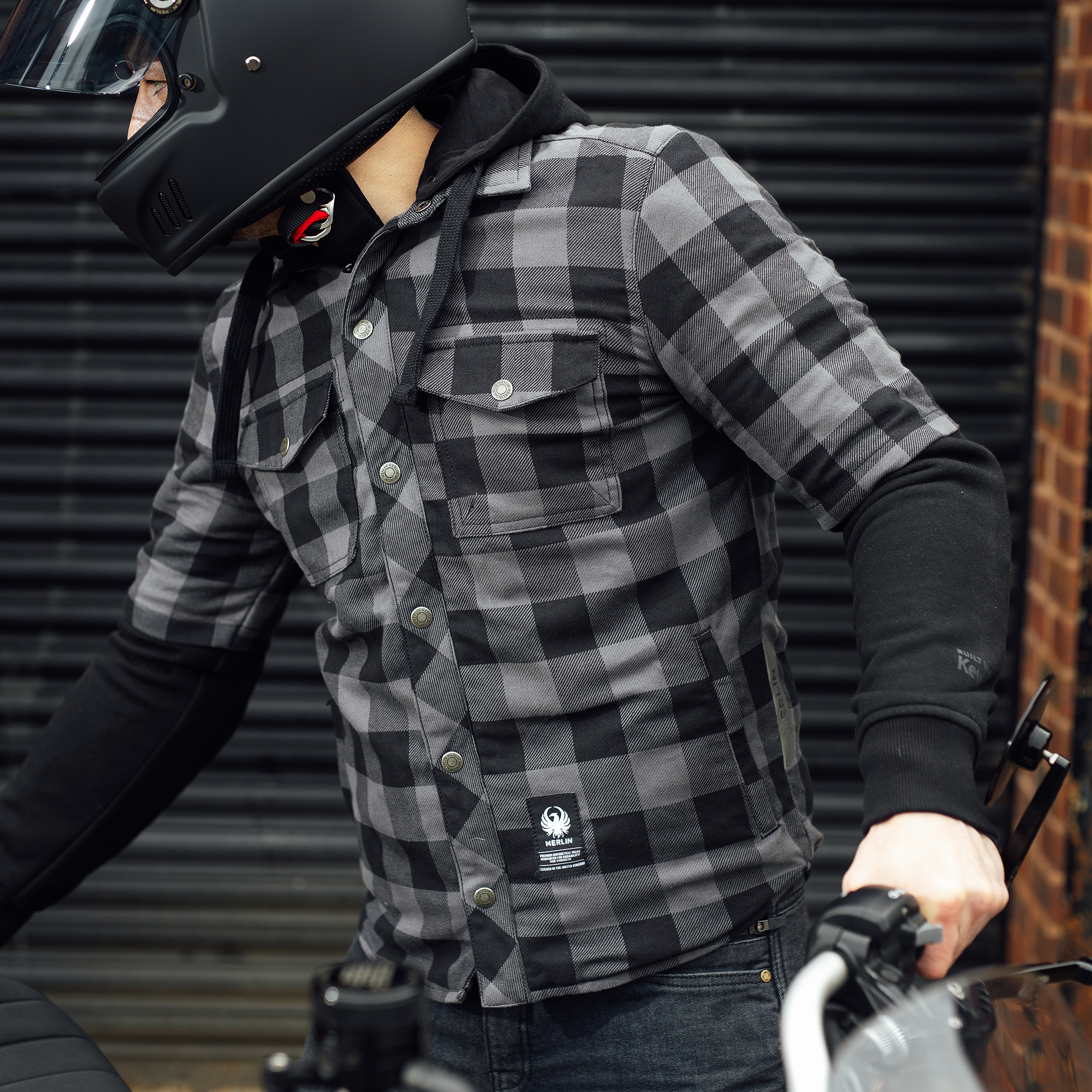 Deadwood Over Shirt Hoody Merlin Grey Lifestyle Deadwood Over Shirt Hoody Merlin Grey Lifestyle