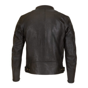 Icon Leather Jacket Merlin Black Back
