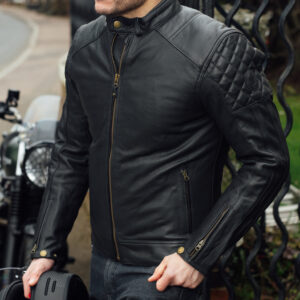 Icon Leather Jacket Merlin Black Lifestyle2