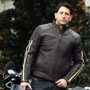 Icon Leather Jacket Merlin Brown Lifestyle3