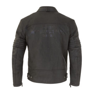 Revival D3O Leather Jacket Merlin Black Back Revival D3O Leather Jacket Merlin Black Back