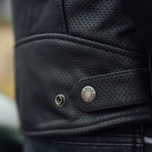 Revival D3O Leather Jacket Merlin Black Detail Back Revival D3O Leather Jacket Merlin Black Detail Back