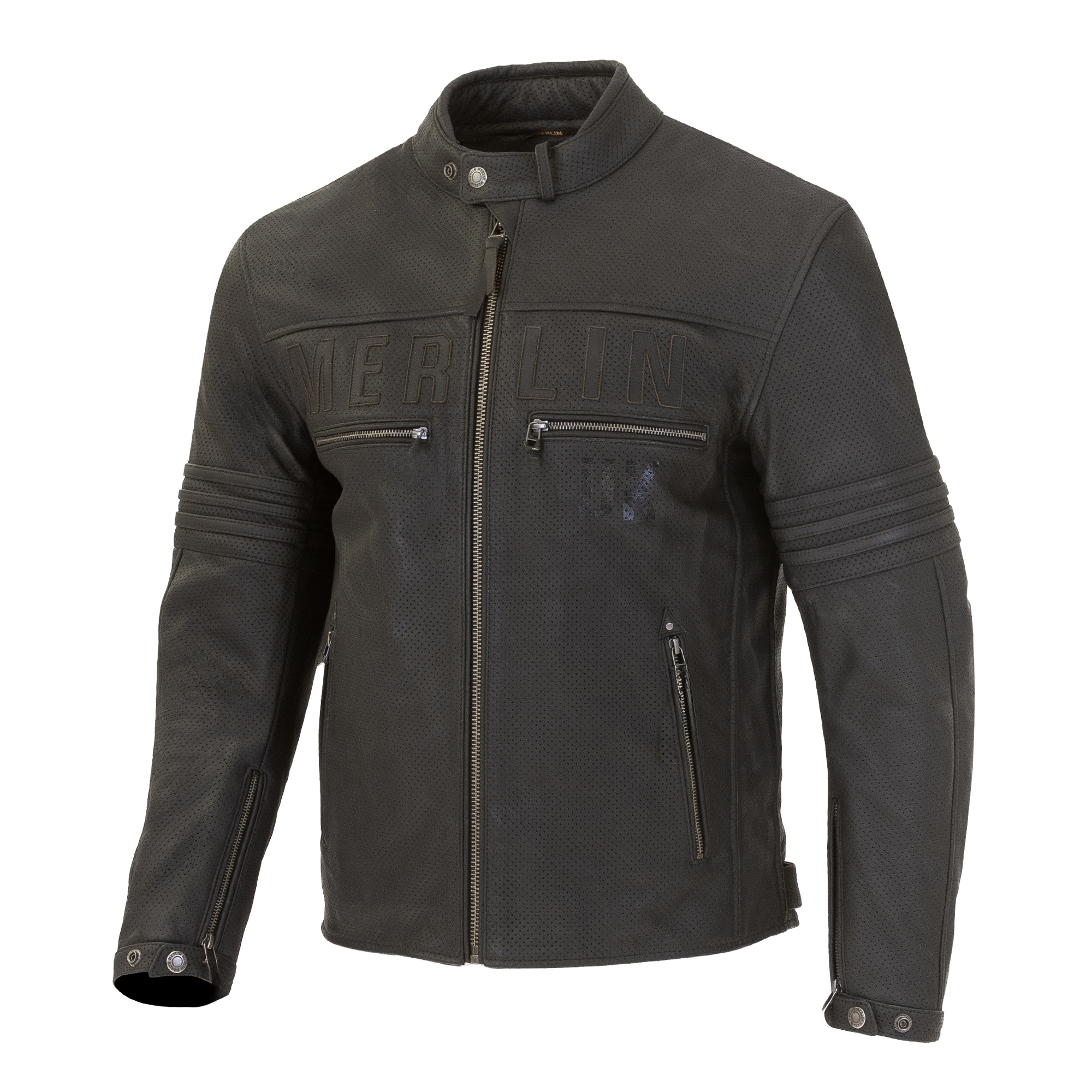 Revival D3O Leather Jacket Merlin Black Revival D3O Leather Jacket Merlin Black