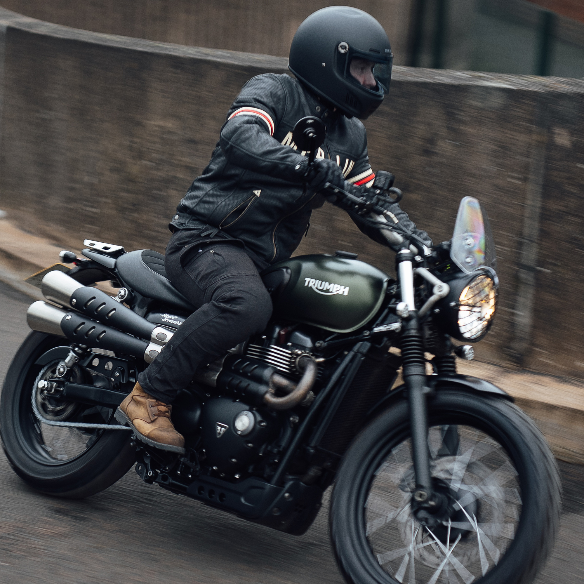 Revival D3O Leather Jacket Merlin BlackVintage Riding Lifestyle Revival D3O Leather Jacket Merlin BlackVintage Riding Lifestyle