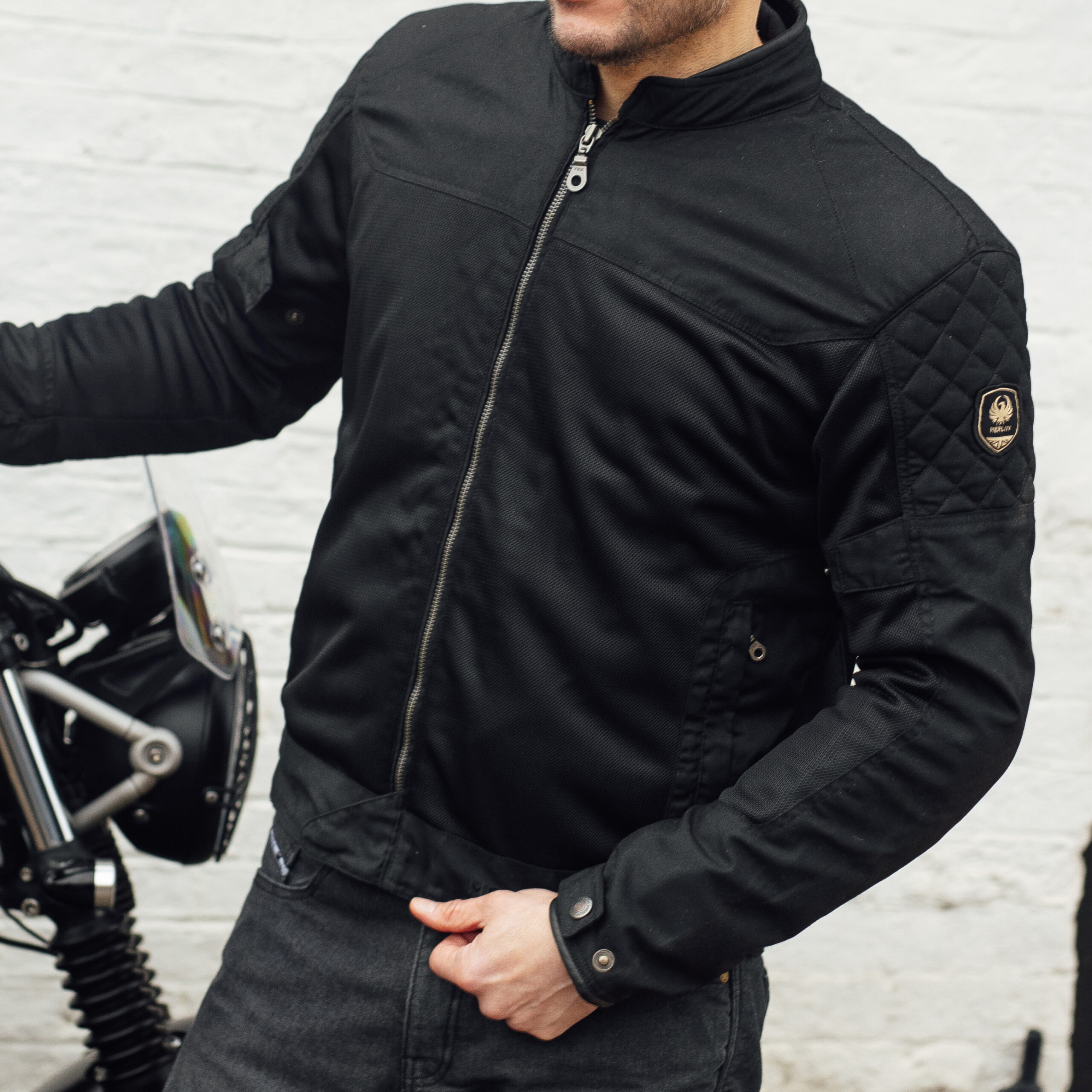 Waltham D3O Cotec Air Jacket Merlin Black Lifestyle2 Waltham D3O Cotec Air Jacket Merlin Black Lifestyle2