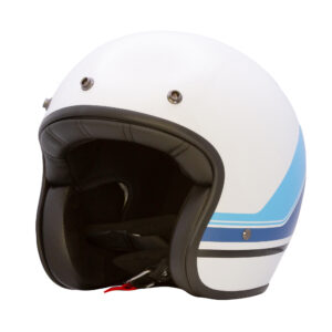 Blackbird Jet Helmet - Aerowhite Stripe