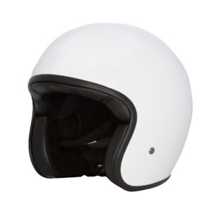 Blackbird Jet Helmet - Gloss White Naked
